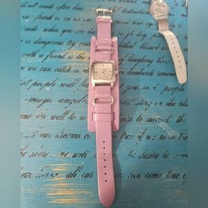 Fossil Lavender Cuff Watch